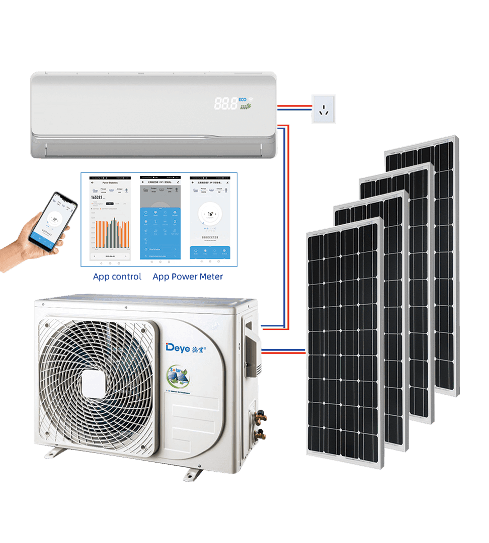 Hybrid AC/DC Solar Air Conditioner